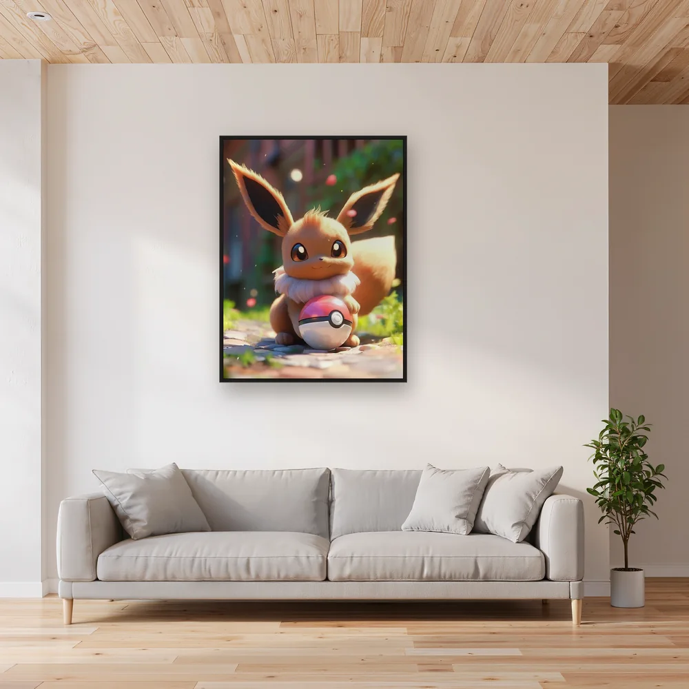 Diamond Painting Pokémon Eevee, Guardiano della Poké Ball – Soggiorno