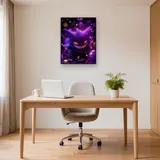 Pokémon Diamond Painting Gengar Mischievous Laugh – Office
