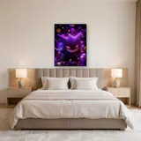 Pokémon Diamond Painting Gengar Mischievous Laugh – Bedroom