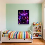 Pokémon Diamond Painting Gengar Mischievous Laugh – Kids room