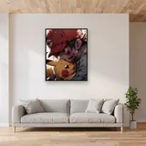Diamond Painting Pokémon Ash und Pikachu, die unzerbrechliche Freundschaft – Wohnzimmer