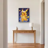 Diamond Painting Pokémon Pikachu Regenlauf – Flur