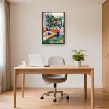 Saisonblumenstrauß in Vase Diamond Painting – Büro