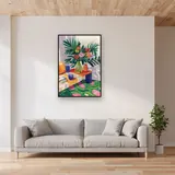 Saisonblumenstrauß in Vase Diamond Painting – Wohnzimmer
