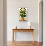 Kamerplant voor het raam Diamond Painting – Hal
