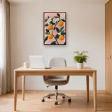 Ramo di Fiori d'Arancio su Sfondo Rosa Diamond Painting – Studio