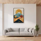 Strada per il Monte Fuji in autunno Diamond Painting – Soggiorno