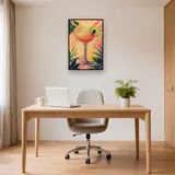 Tropical Fruit Cocktail with Lime Diamond Painting – Office