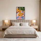 Sapfles en gesneden sinaasappels Diamond Painting – Slaapkamer