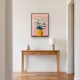 Grande mazzo di margherite in un vaso giallo Diamond Painting – Ingresso