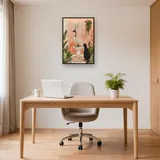 Struzzo sul water e gatto nero Diamond Painting – Studio