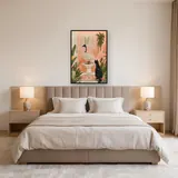 Struzzo sul water e gatto nero Diamond Painting – Camera