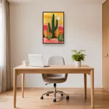 Cactus e sole nel deserto messicano - Diamond Painting – Studio
