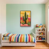 Cactus e sole nel deserto messicano - Diamond Painting – Cameretta