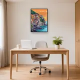 Villaggio colorato di Manarola alle Cinque Terre Diamond Painting – Studio