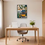 Tram 28 Giallo di Lisbona Diamond Painting – Studio