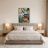 Tram 28 Giallo di Lisbona Diamond Painting – Camera