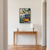 Tram 28 Giallo di Lisbona Diamond Painting – Ingresso