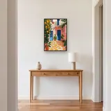 Cortile Greco Fiorito Diamond Painting – Ingresso