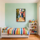 Cortile Greco Fiorito Diamond Painting – Cameretta