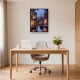 Gondole sui Canali di Venezia di Notte - Diamond Painting – Studio