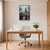 Luci del Big Ben e autobus rossi londinesi Diamond Painting – Studio
