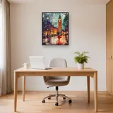 Big Ben und roter Bus in London – Diamond Painting – Büro