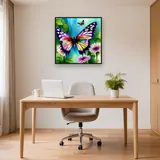 Papillons d'Aquarelle en Lumière – Bureau