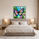 Papillons d'Aquarelle en Lumière – Chambre
