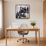 Bouledogue Français Aquarelle – Bureau
