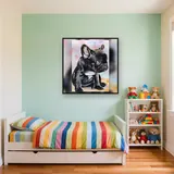 Bouledogue Français Aquarelle – Enfant