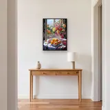 Bouquet of Fresh Flowers and Fruits in Diamond Painting – Hallway