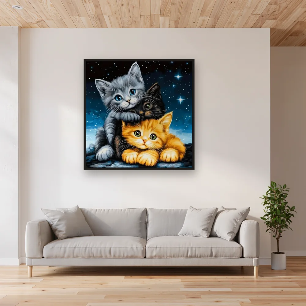 Trois Chatons Étoilés – Salon