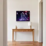 Lion of Light: Royal Constellation Diamond Painting – Hallway
