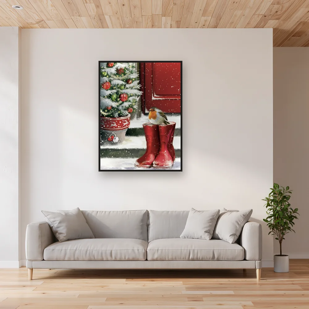 Robin des Neiges et Bottes de Noël – Salon