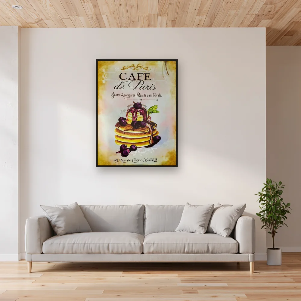 Paris Pancakes: Sweet Indulgence in Diamond Painting – Living room