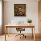 Virgin Mary and Child Jesus Byzantine Diamond Painting – Office