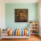 Virgin Mary and Child Jesus Byzantine Diamond Painting – Kids room