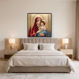 Red Virgin Mary and Baby Jesus – Bedroom