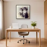 Duo de Chatons aux Yeux de Saphir – Bureau