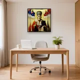 Saint Nicholas, Sacred Icon in Diamond Painting – Office