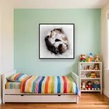 Chaton Tricolore Endormi sur Couverture Douce – Enfant
