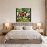 Tracteur Rouge et Animaux de la Ferme – Chambre