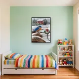 Oiseau Bleu et Grange de Noël – Enfant