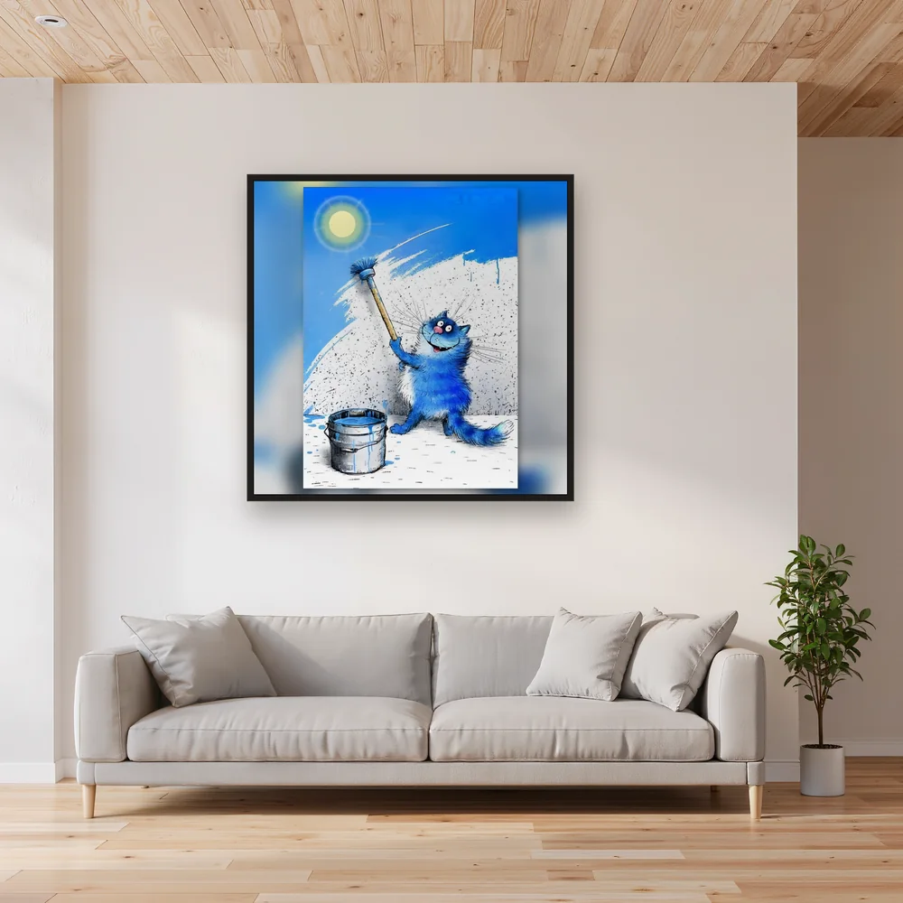 Chat Peintre Farceur – Salon