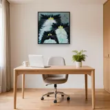 Chats Ébouriffés aux Yeux de Topaze – Bureau