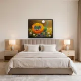 Dandelion Lion Cub: Enchanted Diamond Painting Creature – Bedroom