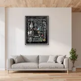 Winter Wonders: Festive Diamond Painting Collage – Living room