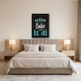 Glimlach naar de Wereld: Motiverende Diamond Painting – Slaapkamer