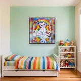 Chat Arc-en-Ciel sur Nuage Onirique – Enfant